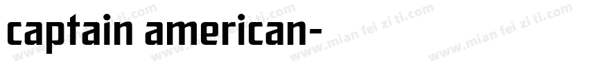 captain american字体转换